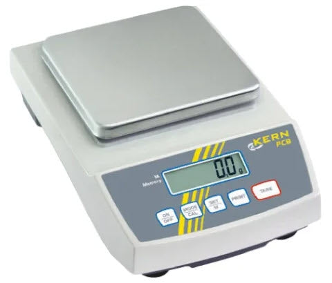 Kern PCB 1000-1 Precision balance The standard in the laboratory, Weighing range 1000g, Resolution .1g, Pan Size 130x130mm, Linearity 0,2g