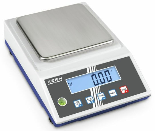 Kern PCB 1000-2 Precision balance PCB The standard in the laboratory, Weighing range 1000g, Resolution 0.01g, Pan Size 130x130mm, Linearity 0,03g
