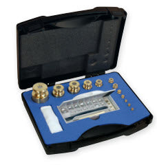Kern 344-024-600, Kern M1 Sets 1g - 50g in a plastic case Cylindrical shape, polished stainless steel Dust-brush, tweezers and gloves to handle the weights. DKD Certificate of Calibration Included