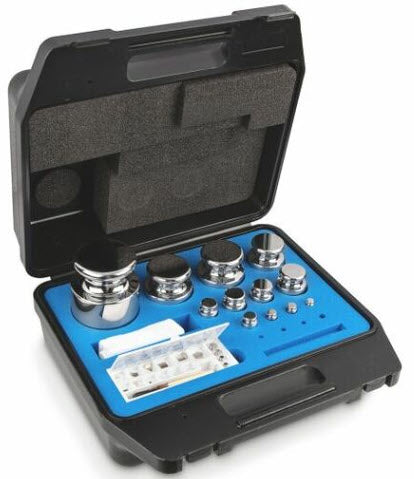 KERN® Set of weights 313-024, OIML Class E2, Nominal value 1 mg; 50g, Platelet, Stainless Steel polished Article no.: 313-024
