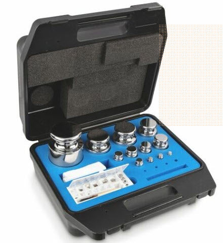 KERN® Set of weights 313-084 OIML Class E2, Nominal value 1mg - 5kg Platelet, Stainless Steel polished Article no.: 313-084