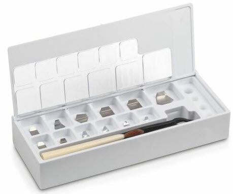 KERN® Set of weights 308-426, OIML Class E1, Nominal value 1 mg; 500 mg, Wire, Stainless Steel polished Article no.: 308-426