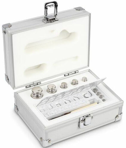 KERN® Set of weights 303-036, OIML Class E1, Nominal value 1mg-100g, Wire, Stainless Steel polished Article no.: 303-036