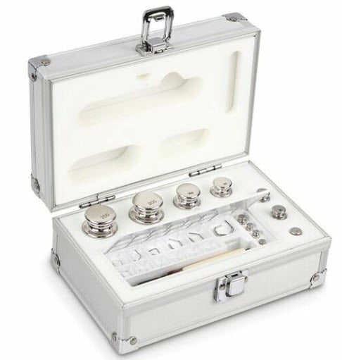 KERN® Set of weights 303-046, OIML Class E1, Nominal value 1mg-200g, Wire, Stainless Steel polished Article no.: 303-046