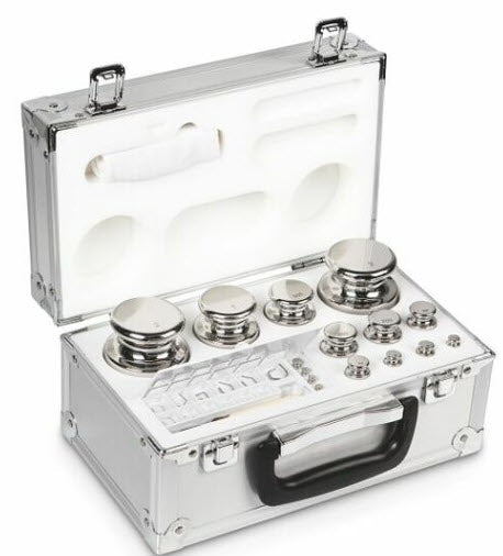 KERN® Set of weights 303-076, OIML Class E1, Nominal value 1mg-2Kg, Wire, Stainless Steel polished Article no.: 303-076