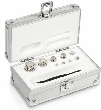 KERN® Set of weights 304-036, OIML Class E1, Nominal value 1g - 100g, Wire, Stainless Steel polished Article no.: 304-036