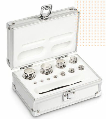 KERN® Set of weights 304-046, OIML Class E1, Nominal value 1g - 200g, Wire, Stainless Steel polished Article no.: 304-046