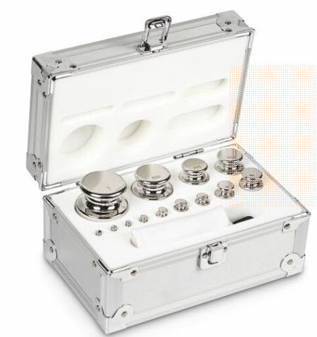 KERN® Set of weights 304-066, OIML Class E1, Nominal value 1g - 1Kg, Wire, Stainless Steel polished Article no.: 304-066