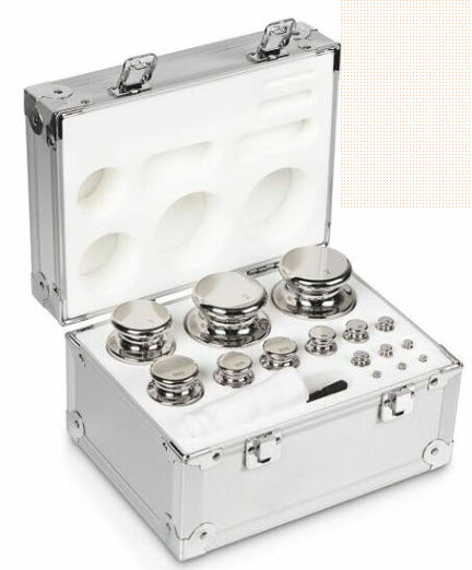 KERN® Set of weights 304-076, OIML Class E1, Nominal value 1g - 2Kg, Wire, Stainless Steel polished Article no.: 304-076