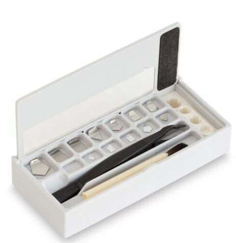 Kern F1 Weight Sets 328-22, OIML Class F1, Nominal value 1mg - 500mg Wire, Stainless Steel polished Article no.:328-22