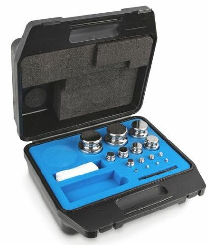 KERN® Set of weights 326-074, OIML Class F1, Nominal value 1g - 2kg, Eco Shape, Stainless Steel polished Article no.: 326-074