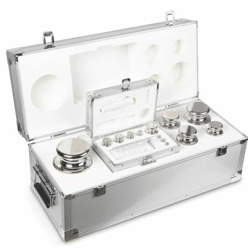 KERN® Set of weights 326-096, OIML Class F1, Nominal value 1g - 10kg, Eco Shape, Stainless Steel polished Article no.: 326-096