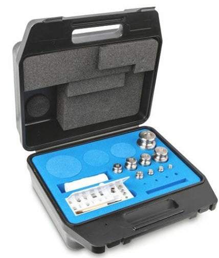 KERN® Set of weights 333-064, OIML Class F2, Nominal value 1mg-1kg, Platelet, Stainless Steel polished