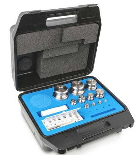 KERN® Set of weights 333-074, OIML Class F2, Nominal value 1mg-2kg, Platelet, Stainless Steel polished