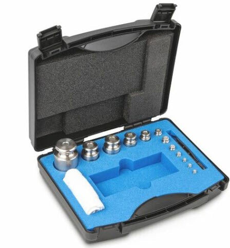 KERN® Set of weights 334-054, OIML Class F2, Nominal value 1g-500g, Platelet, Stainless Steel polished