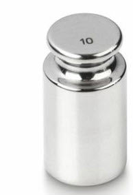 KERN® Test weight 307-04, OIML Class E1, Nominal value 10g, Wire, Stainless Steel polished