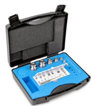 KERN® Set of weights 343-044, OIML Class M1, Nominal value 1mg - 200g, Button, Stainless Steel fine turned