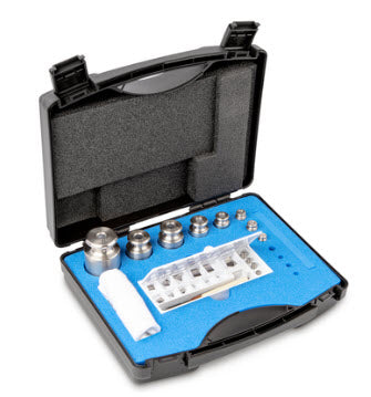 KERN® Set of weights 343-054, OIML Class M1, Nominal value 1mg - 500g, Button, Stainless Steel fine turned