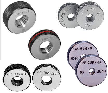 172GR UNF Go Ring Gauges Description : Thread ring gauge Go Size & TPI : 1 X 72 Class : 2A
