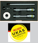 Mitutoyo 3-Point Internal Micrometer Holtest Set 12-20mm (2 pcs.) 368-912 with free UKAS Certificate