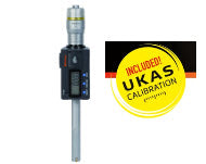 Mitutoyo Digital 3-Point Internal Micrometer 12.7mm-16.51mm/0.5-0.65″ 468-264 with free UKAS Certificate