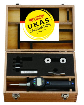 Digital ABS Borematic (Internal) Inch/Metric, 0,275-0,5", Interchangeable heads Set 568-928-10, with free UKAS Certificate