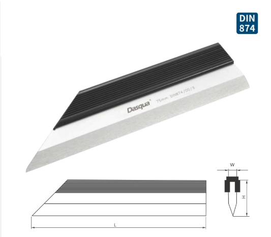 DASQUA Stainless Steel Straight Edge / Model: 9131-2120 150mm straightness .002mm