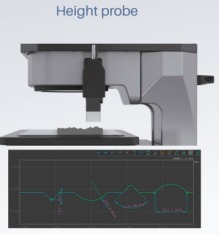 Chotest Flash Measuring Machine VX8300 Accuracy: ±3um, Image Senor: 20M CMOS, Measuring Range(XY) 120×110mm