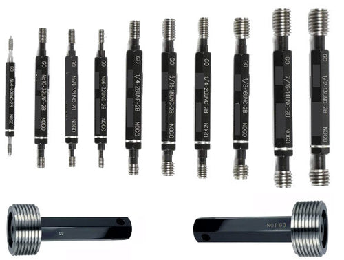 Thread Plug Gauges Go No Go UNC, Code No P9027-348UNC Size 3-48UNC With UKAS Certificate of Calibration