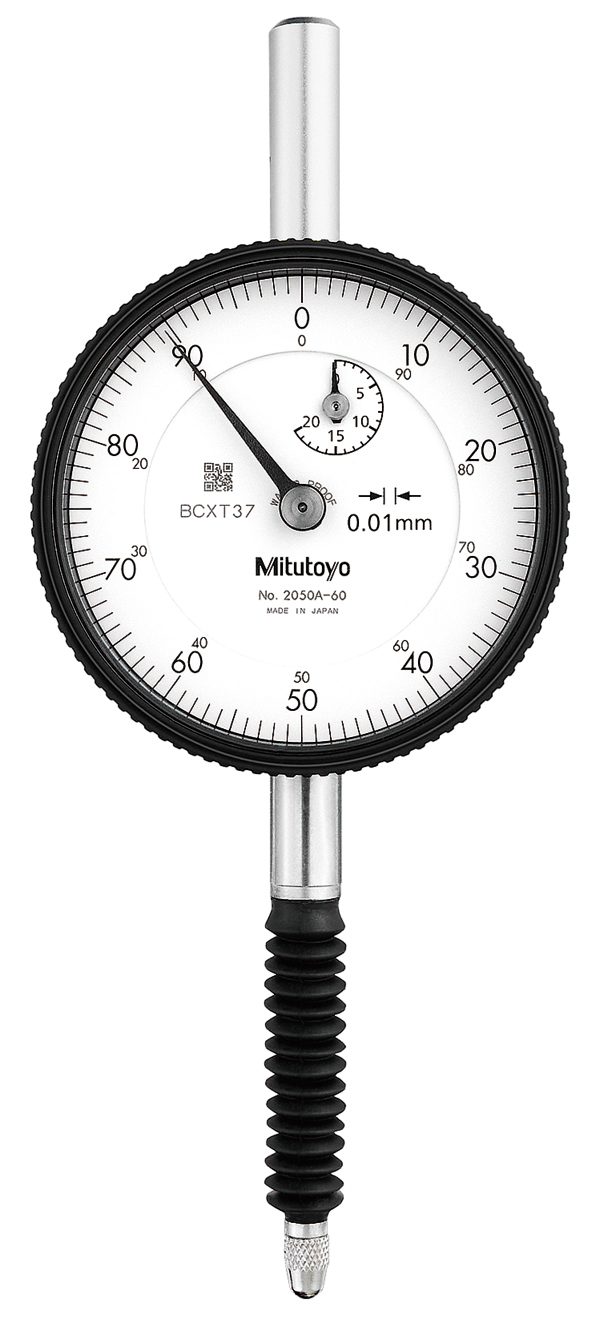 Dial Gauge, Lug Back, ISO Type 20mm, 0,01mm 2050A-60 Waterproof