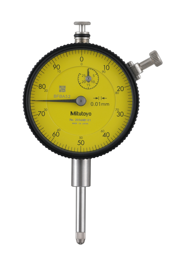 Dial Gauge, Flat Back, ANSI/AGD Type 25mm, 0,01mm 2056A-01