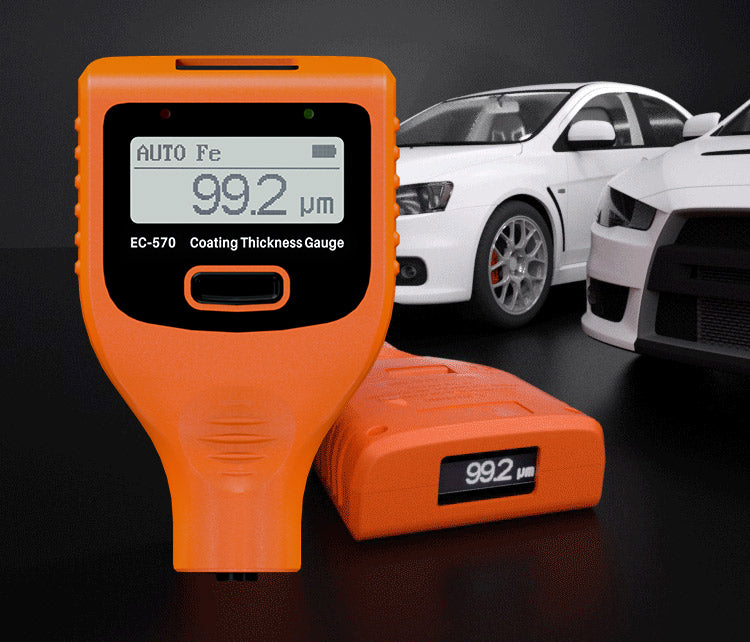 EC-570P Paint Film Thickness Tester MFE/NFE Coating Thickness Gauge 0-3000µ Accuracy 2%