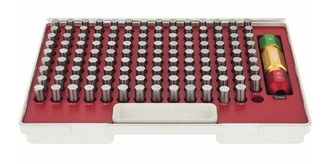 MHC Pin Sets Class ZZ Pin Sets M3-Plus Range : .501-.626" Class : ZZ Tolerance : +.0002" Number of pins : 125 With Handle 616-8230