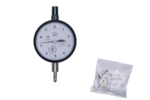 Dial Gauge, Flat Back, ANSI/AGD Type Jewelled Bearing, 0,25", 0,0001" 2356AB-10