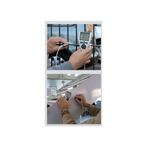 Elektro Physic 80-131-0300 MiniTest 730 F2 with external probe F-sensors for non-magnetic coating on Magnetic material Probe Type : F2 Range : 0...2000