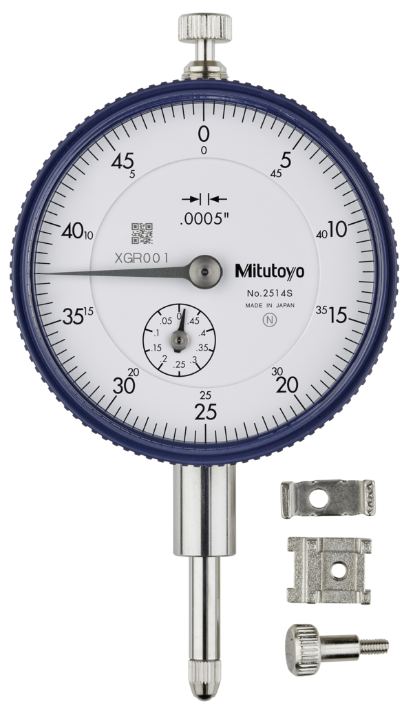 Dial Gauge, Lug Back, ANSI/AGD Type 0,5", 0,0005" 2514A