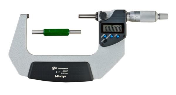 Mitutoyo Digital Micrometer IP65, Inch/Metric 75-100mm/3-4", without Output Item number: Ratchet Thimble293-347