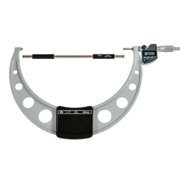 Mitutoyo Digital Micrometer IP65, Inch/Metric 275-300mm/11-12", with Output Item number: 293-357-10 Ratchet stop
