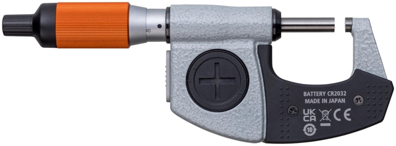 MITUTOYO 293-140-40 Digital Micrometer QuantuMike IP65 0-25mm Resolution .001mm