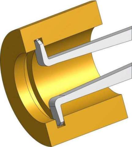 Kroeplin Metric Internal Caliper Gauge 20-40mm, 0.01mm, H220 ( Mitutoyo Equivalent 209-303)