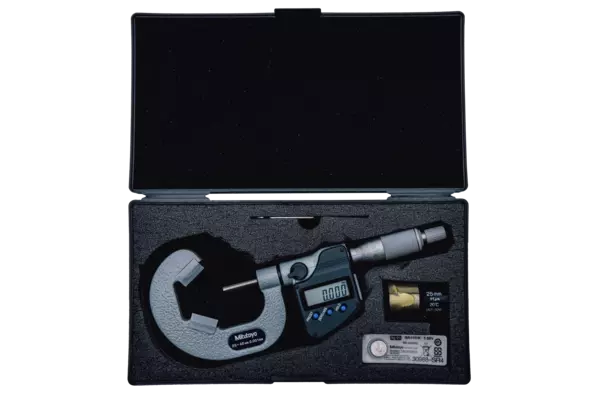 Mitutoyo Digital 3 Flute V-Anvil Micrometer 25-40mm 314-253-30