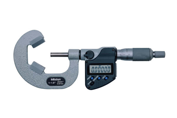 Mitutoyo Digital 3 Flute V-Anvil Micrometer 1-1,6" 314-353-30
