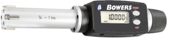 Bowers XT Digital 3 Point Micrometer 3/4-1", XTD20i-BT
