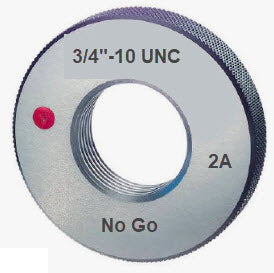 UNC Ring Gauge Class 2A (No-Go) Size 3/4-10 UNC Code Number P9028-N3410 With UKAS Certificate of Calibration