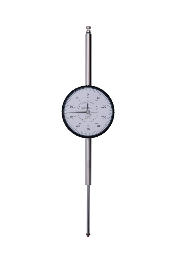 Dial Gauge, Flat Back, ANSI/AGD Type 3426AB-19, Grad .001" x 4", Face 3.07"