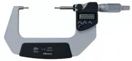 Mitutoyo Digital Spline Micrometer IP65 Inch/Metric,50-75mm/2-3", 3mm Measuring Face 331-353-30
