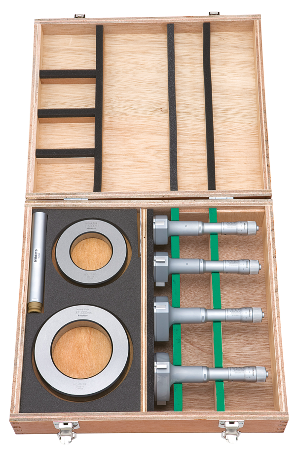 Mitutoyo 2-Point Internal Micrometer Holtest Set 50-100mm (4 pcs.) 368-993