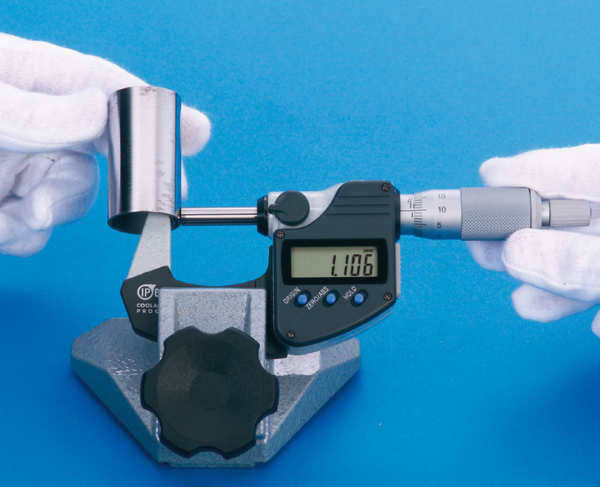 Mitutoyo Digital Tube Micrometer, Spherical Anvil Inch/Metric, 75-100mm/3-4", IP65 395-354-30