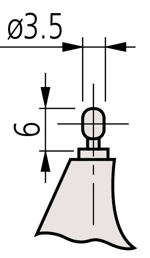 Mitutoyo Digital Tube Micrometer, IP65, Inch/Met. Spherical Anvil Flat Spindle, 0-25mm/ 0-1" 395-362-30