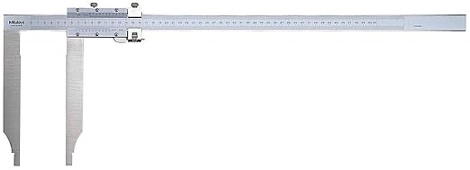 Mitutoyo Vernier Caliper Long Jaw, Fine Adjust. 0-500mm, 0,02mm, Metric 534-114